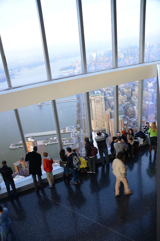 16 Large Windows Provide A 360 Degree Panorama From One World Trade Center Observatory